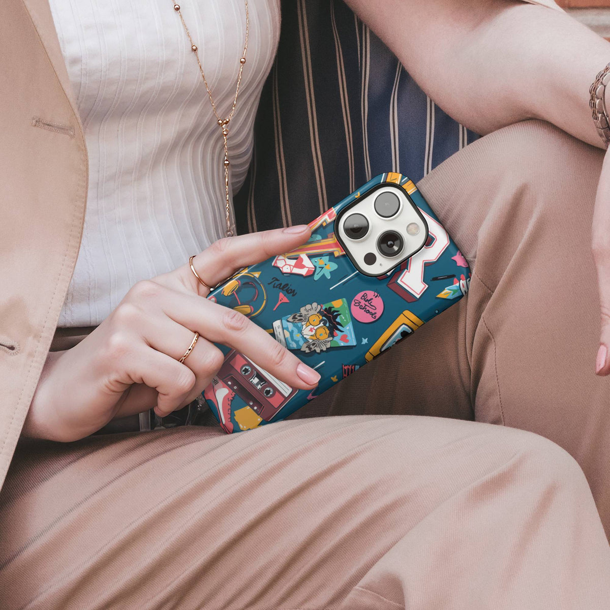 Retro 90s Aesthetic Tough Phone Case
