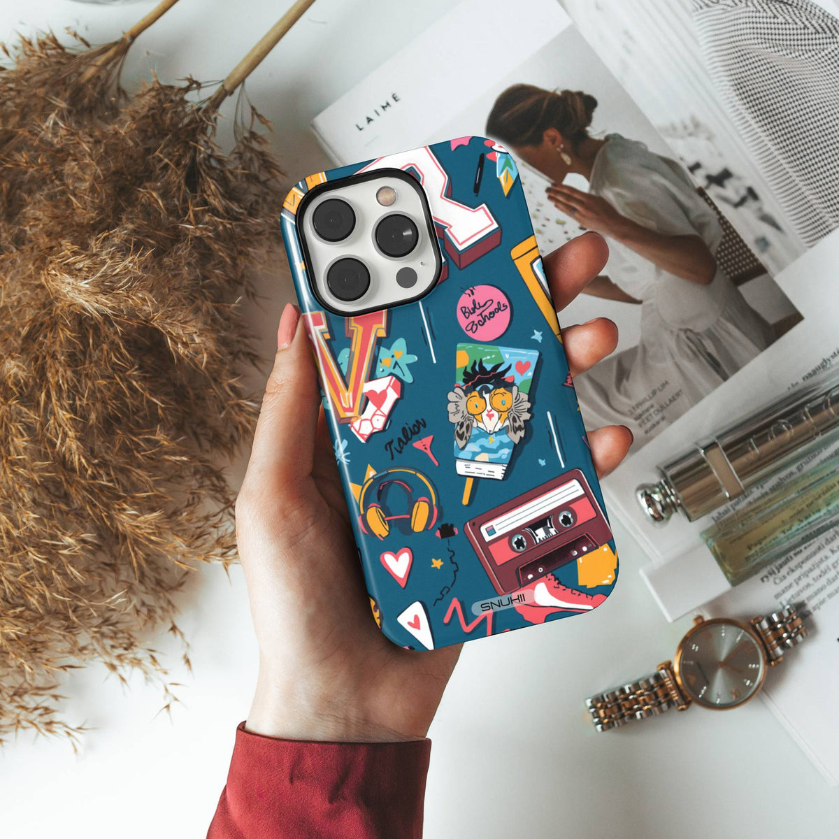Retro 90s Aesthetic Tough Phone Case