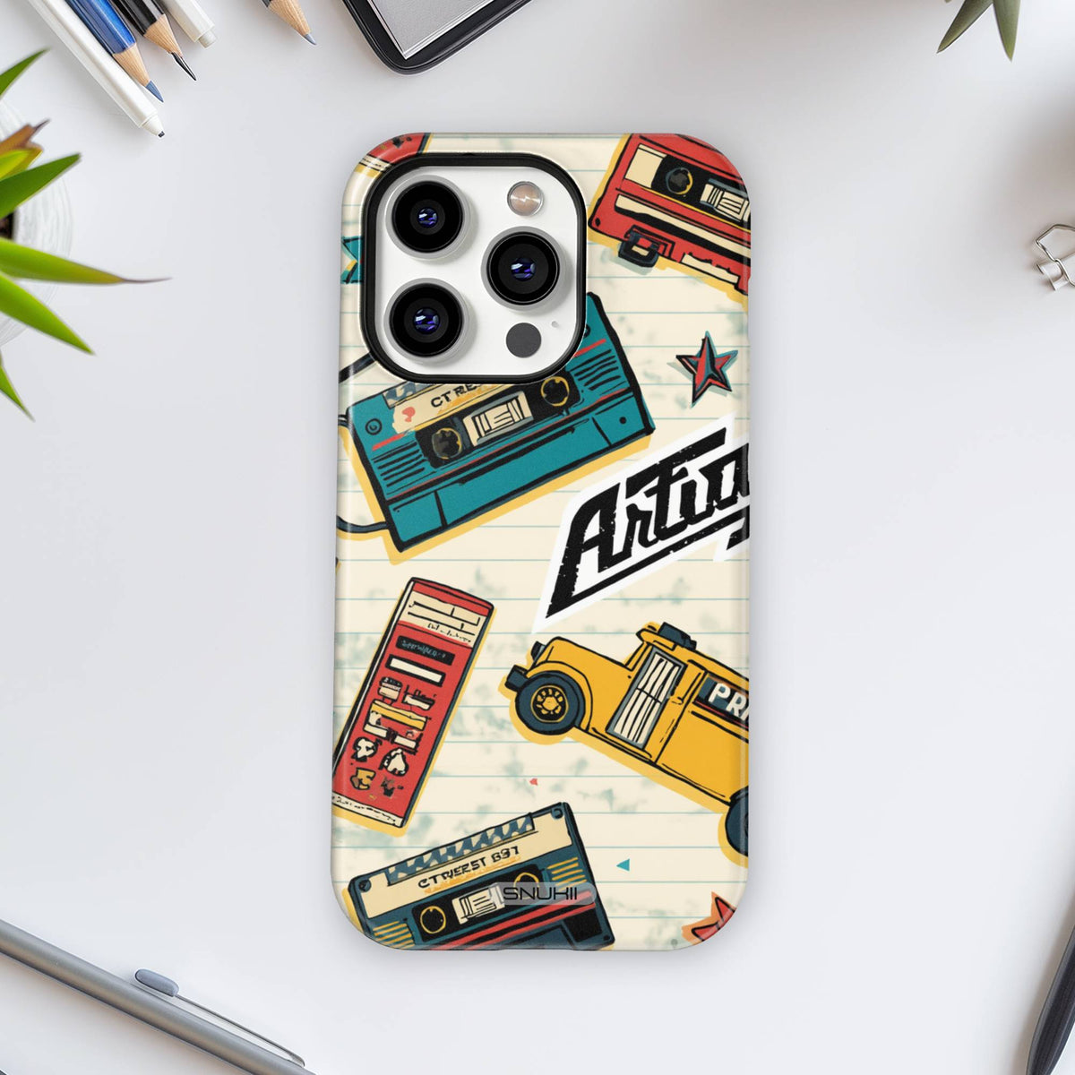 Retro Aesthetic Tough Phone Case