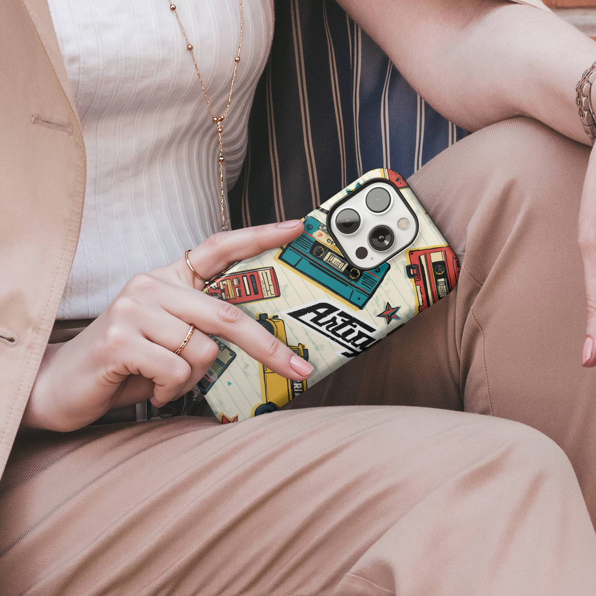 Retro Aesthetic Tough Phone Case