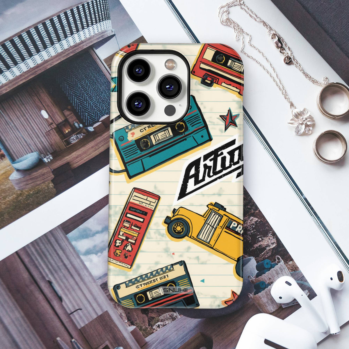 Retro Aesthetic Tough Phone Case