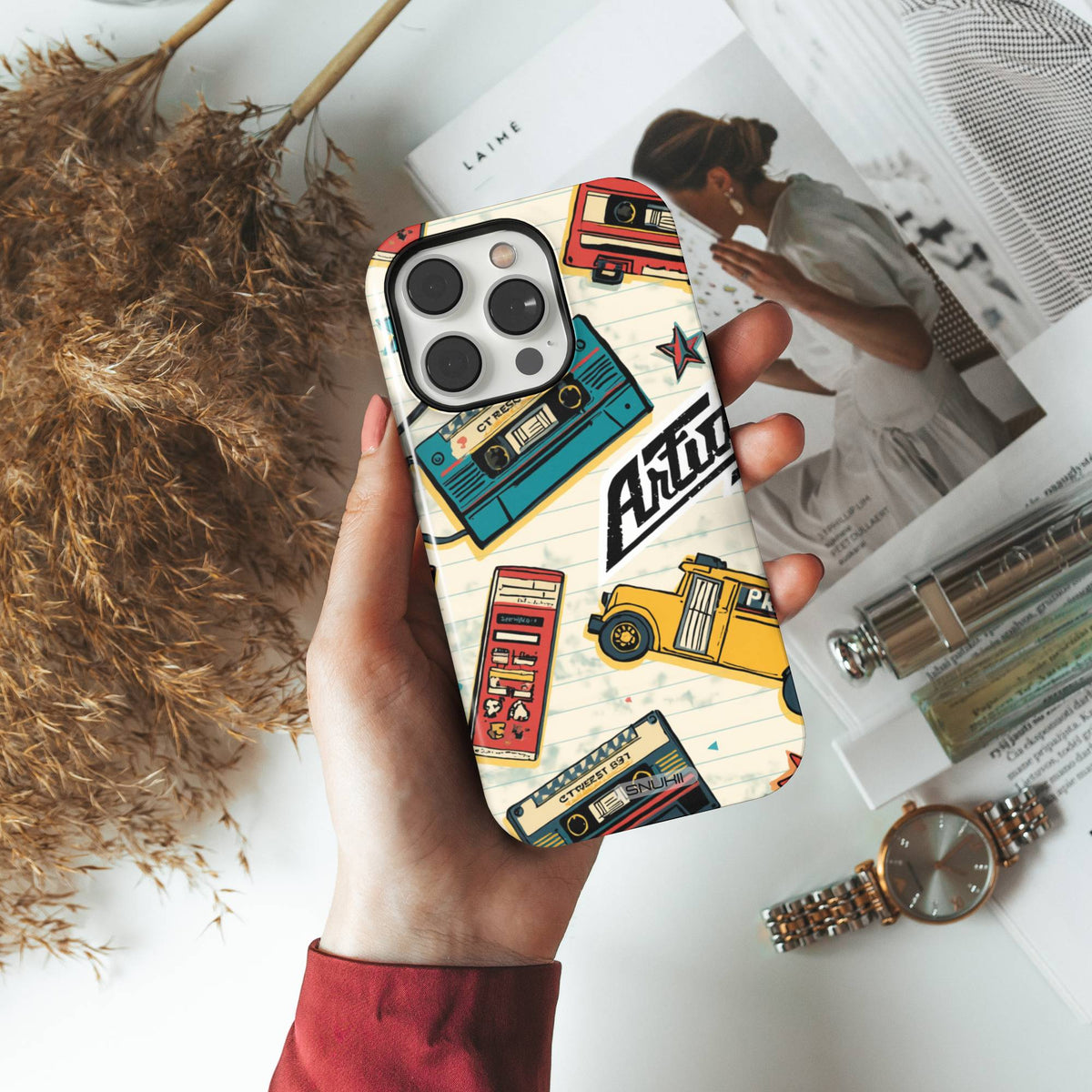 Retro Aesthetic Tough Phone Case