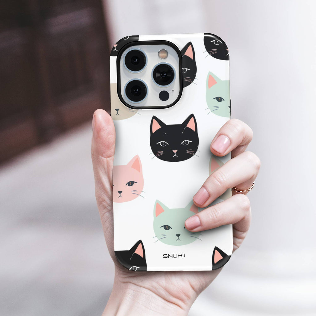 Cute Cat Tough Phone Case