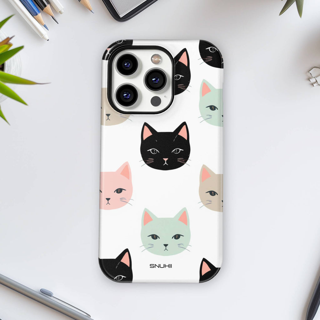 Cute Cat Tough Phone Case