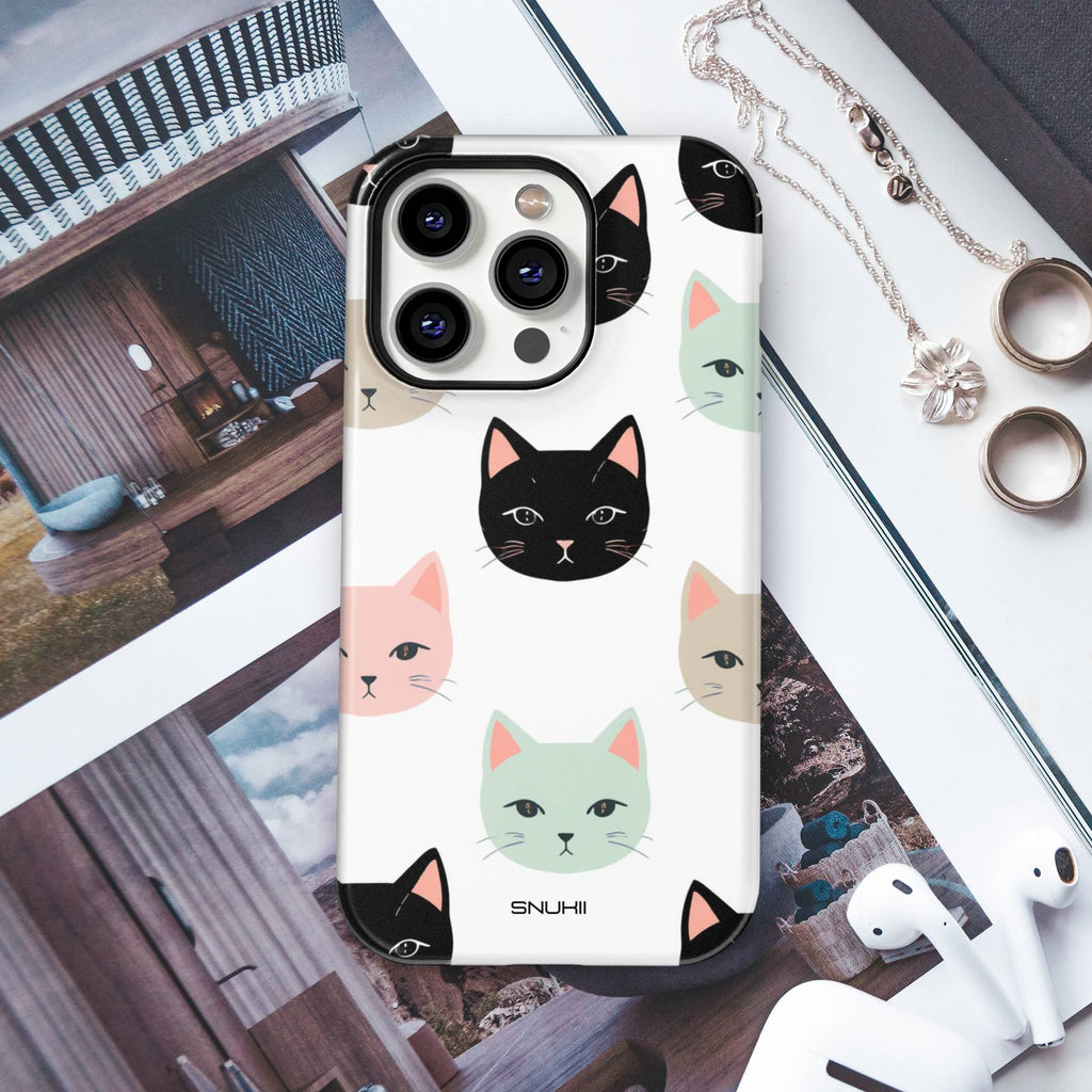 Cute Cat Tough Phone Case