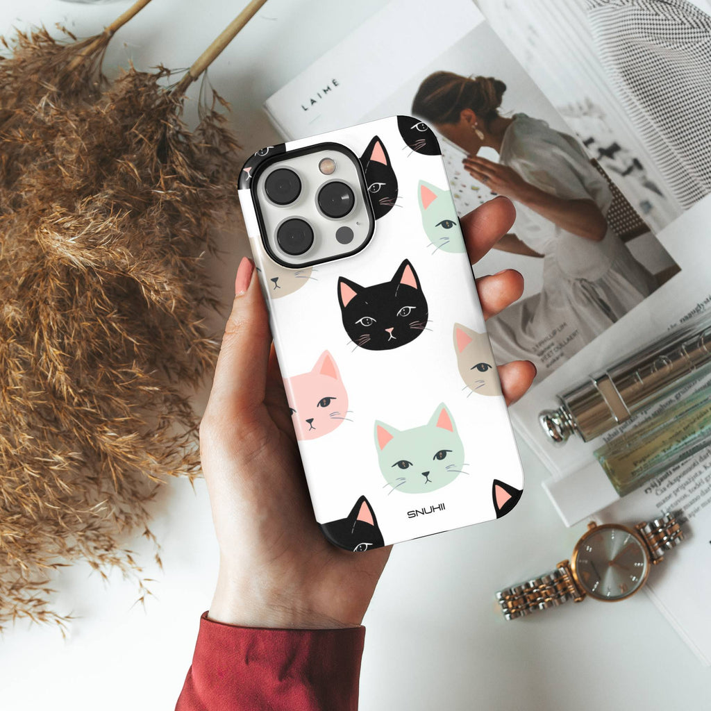 Cute Cat Tough Phone Case