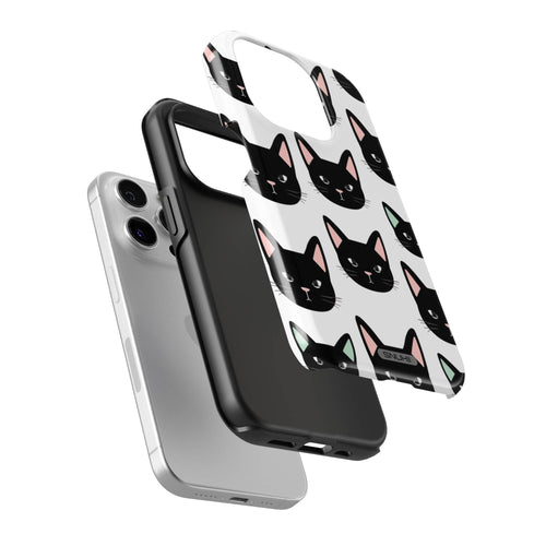 Black Cat Tough Phone Case