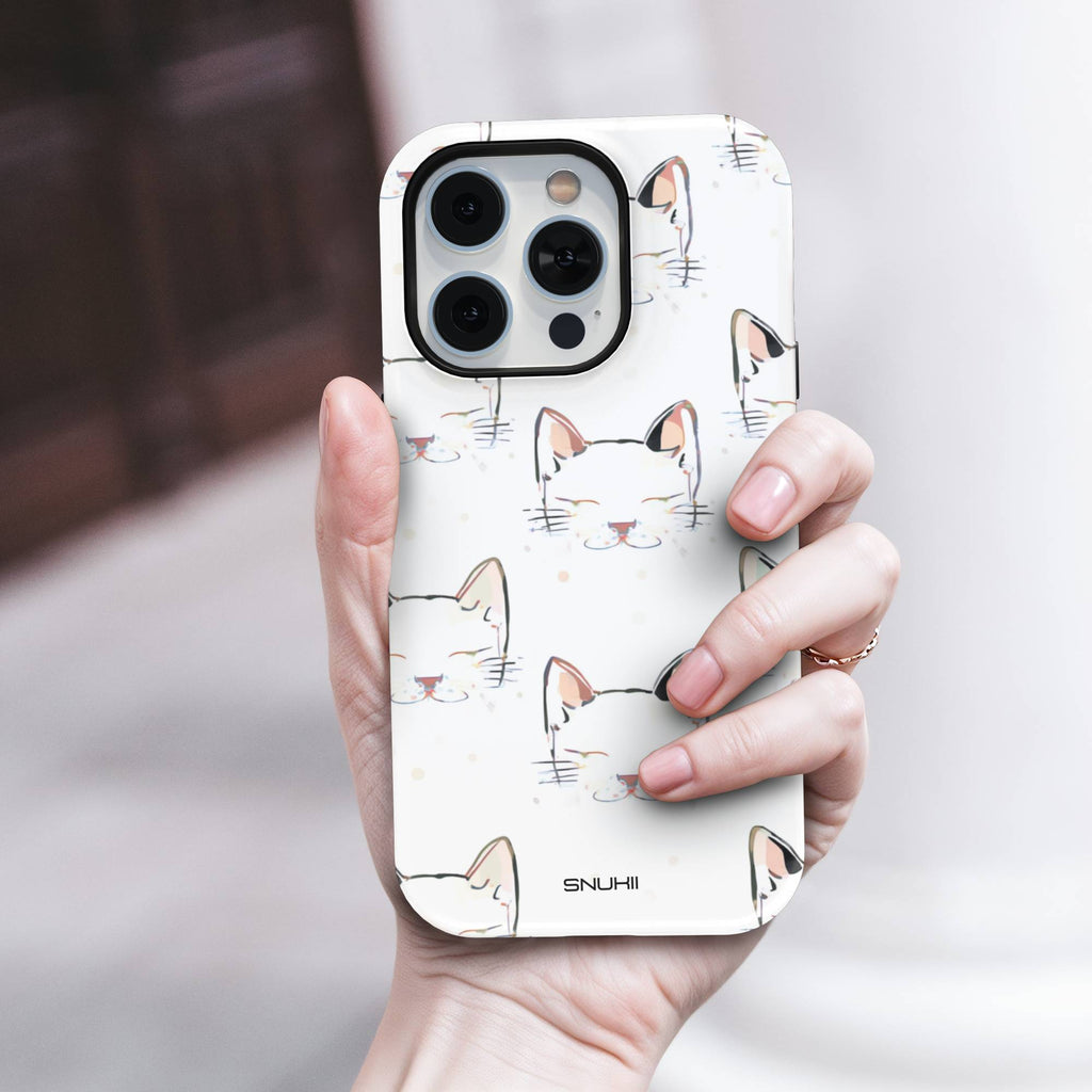 Watercolor Cat Tough Phone Case
