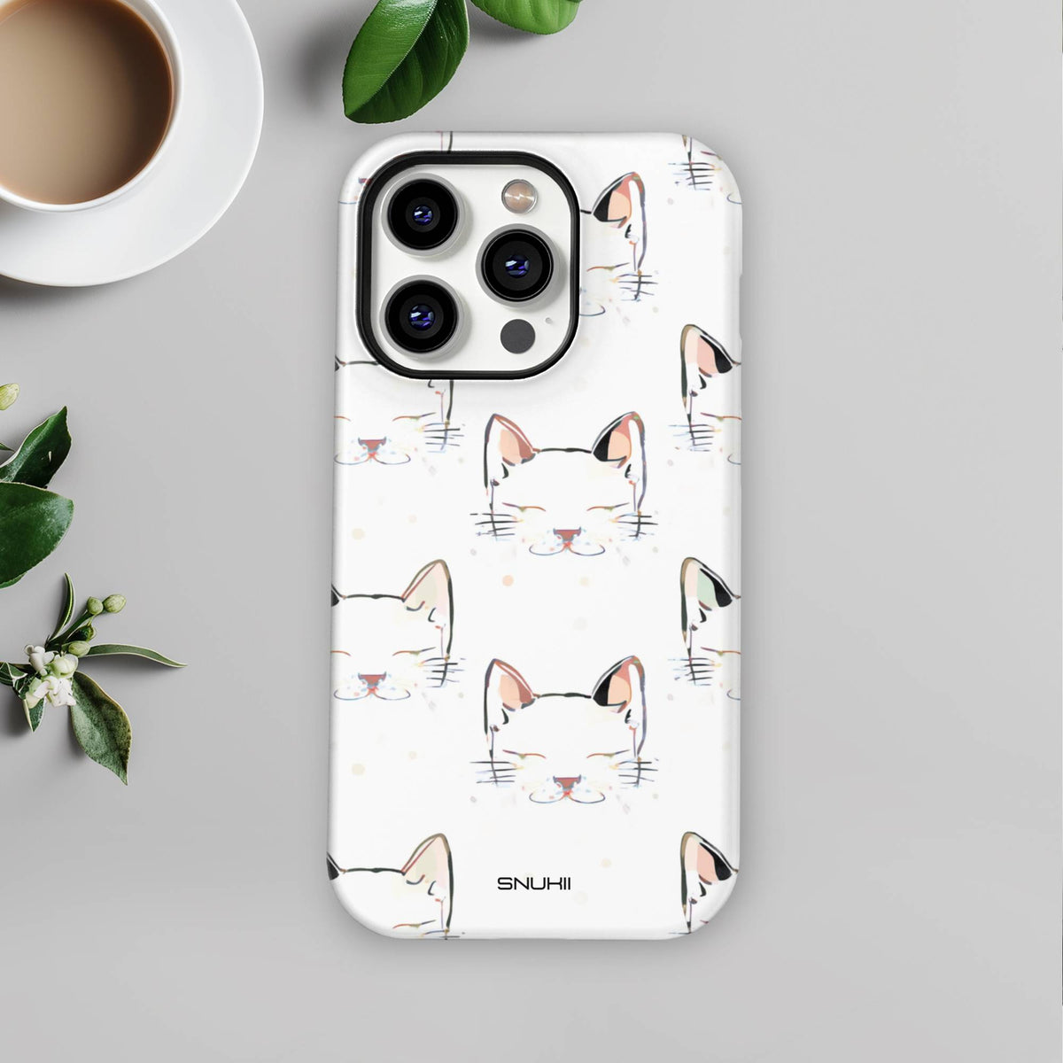Watercolor Cat Tough Phone Case