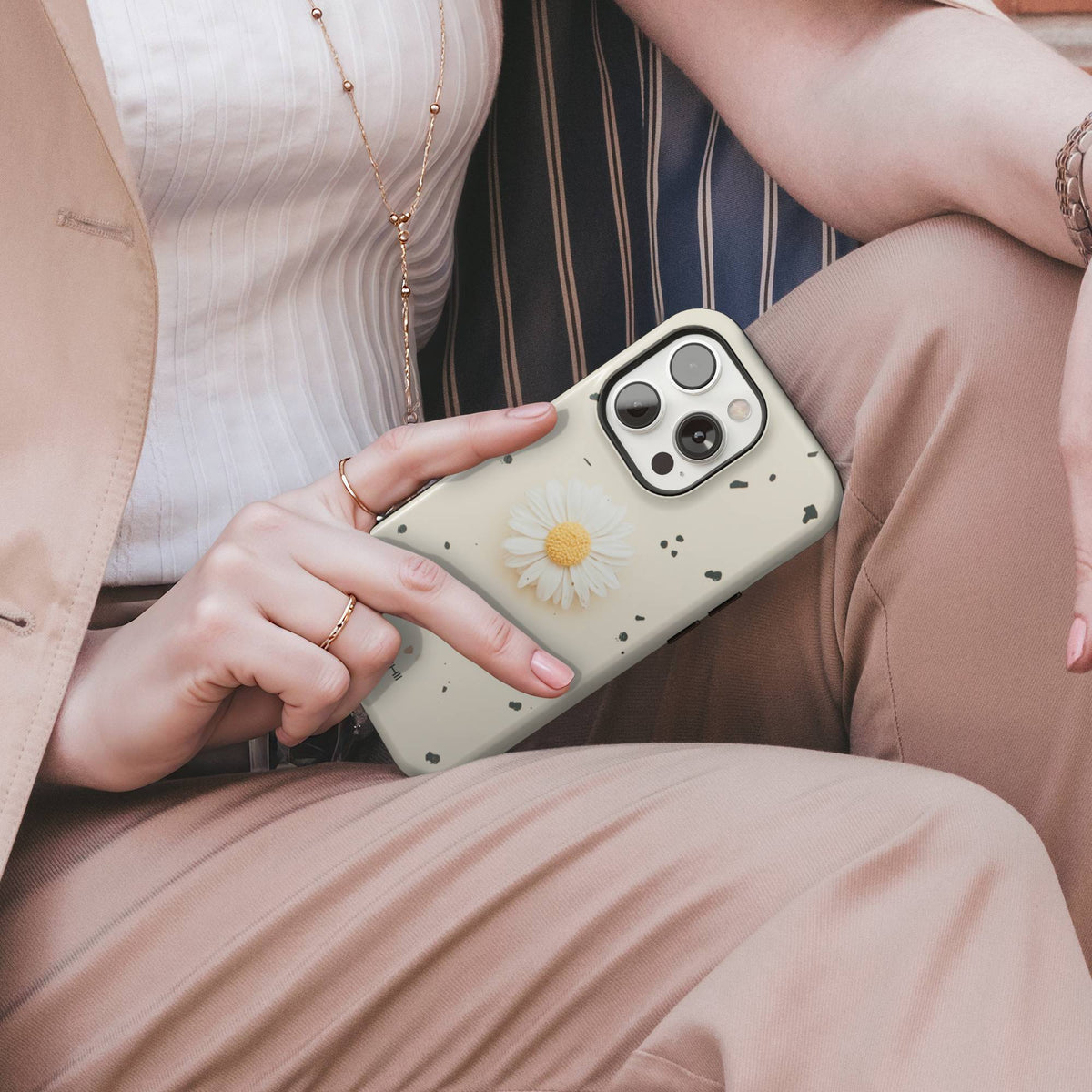Daisy Flower Tough Phone Case