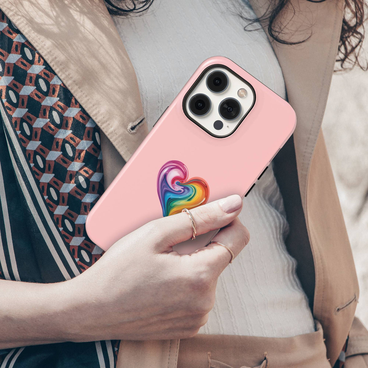 Pride Heart Tough Phone Case