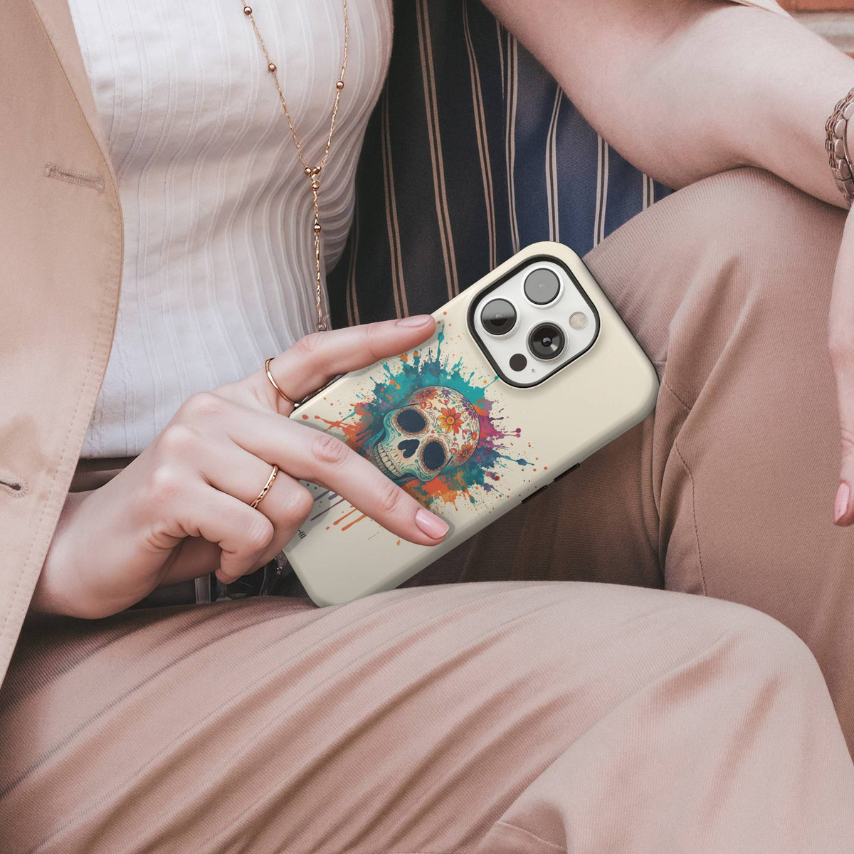 Sugar Skull Tough Phone Case