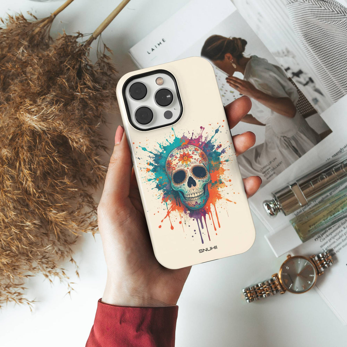 Sugar Skull Tough Phone Case