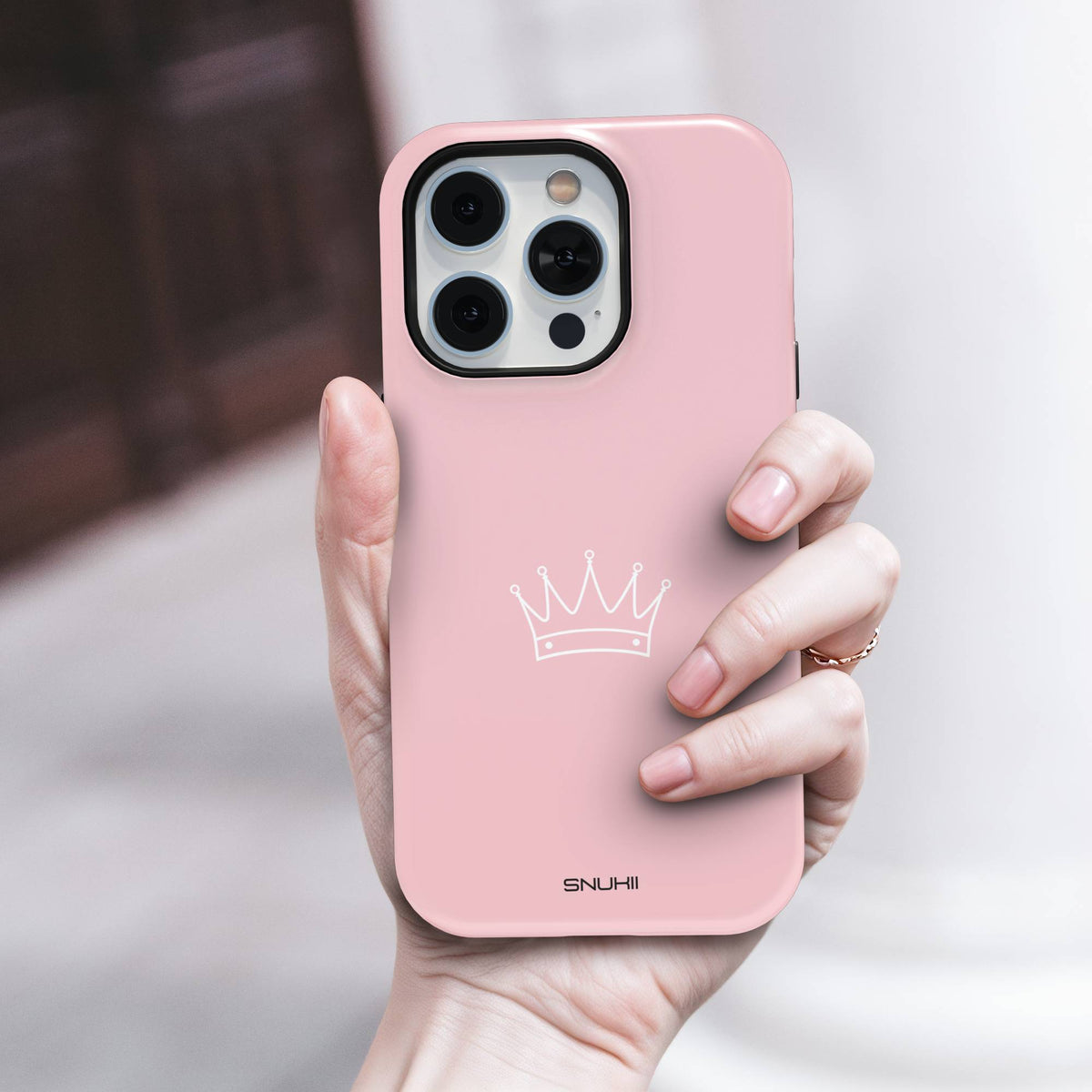 Pink Crown Tough Phone Case