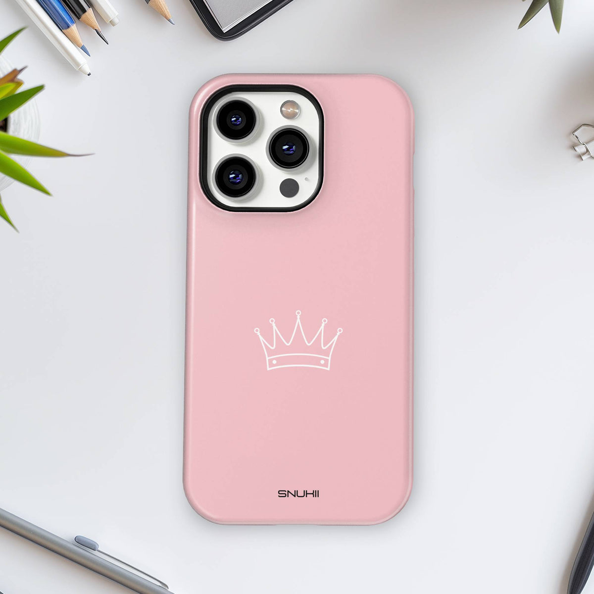 Pink Crown Tough Phone Case