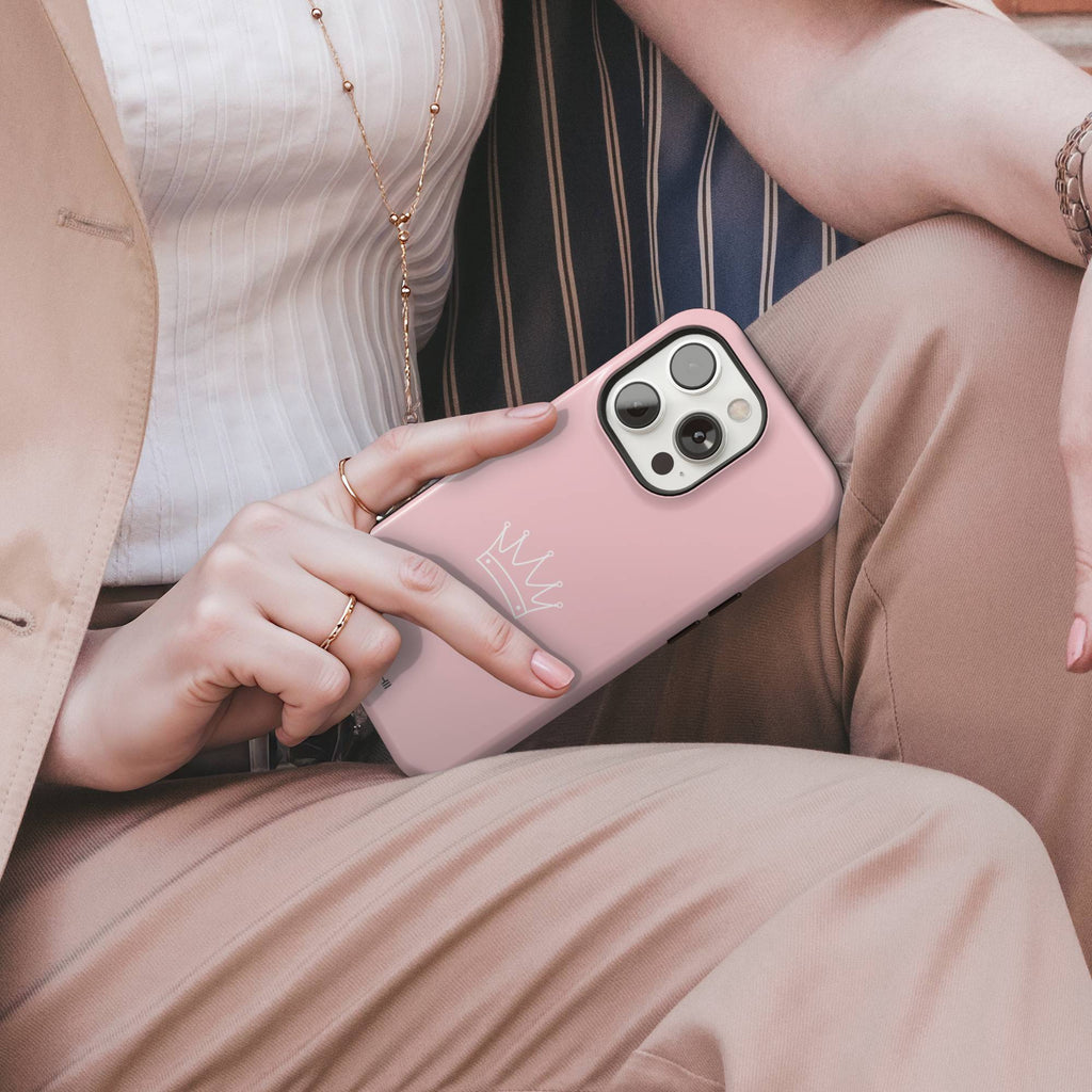 Pink Crown Tough Phone Case