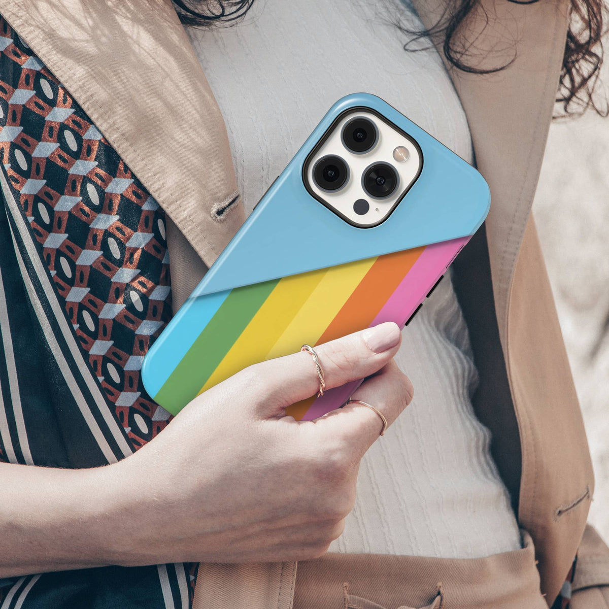 Retro Color Tough Phone Case