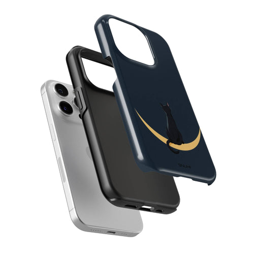 Black Cat Tough Phone Case