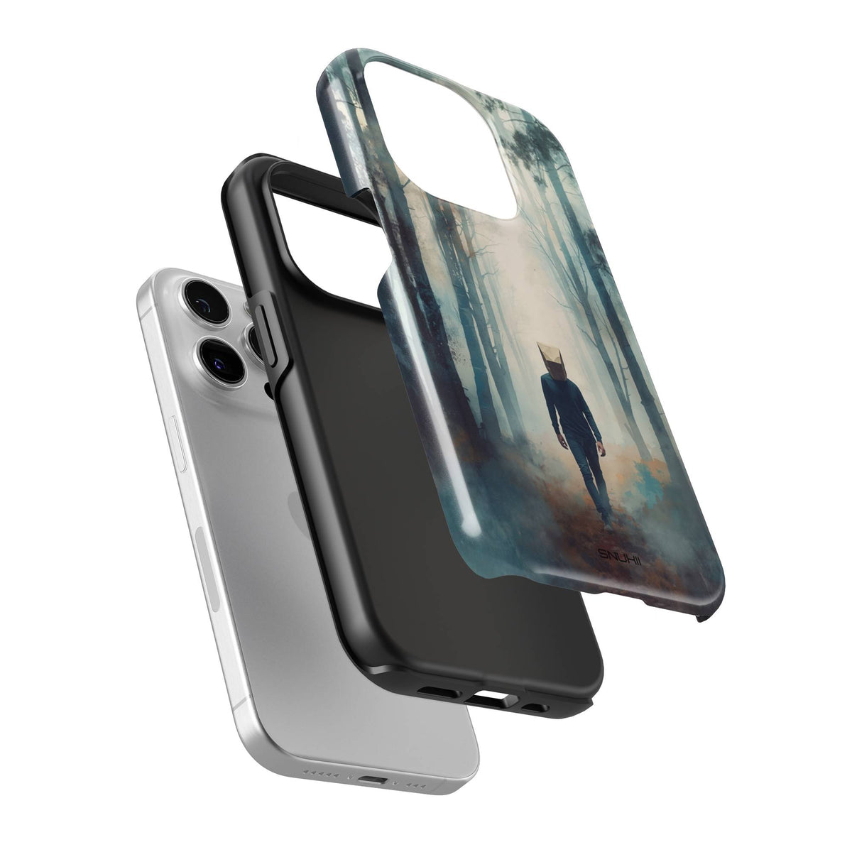 Misty Forest Tough Phone Case