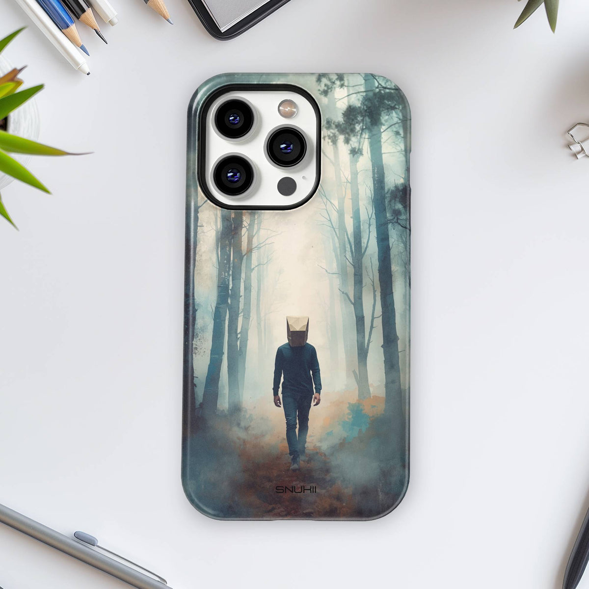 Misty Forest Tough Phone Case