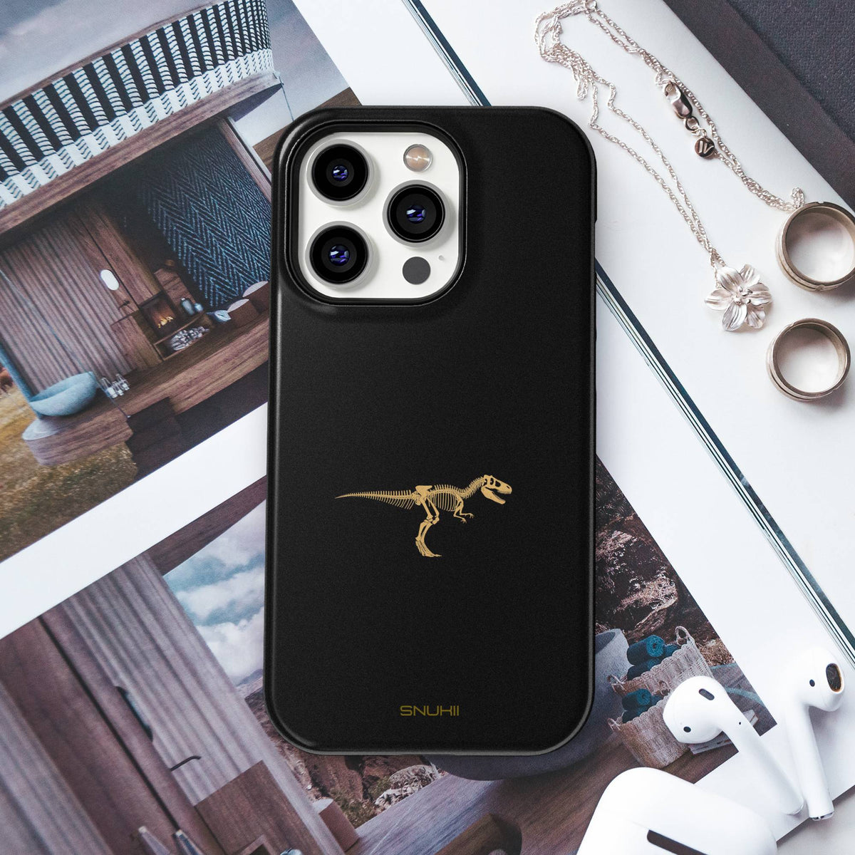 Dinosaur Skeleton Tough Phone Case