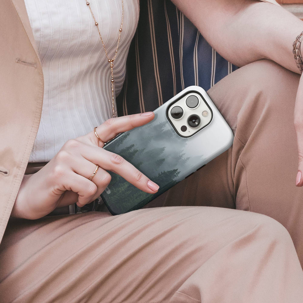 Foggy Forest Tough Phone Case
