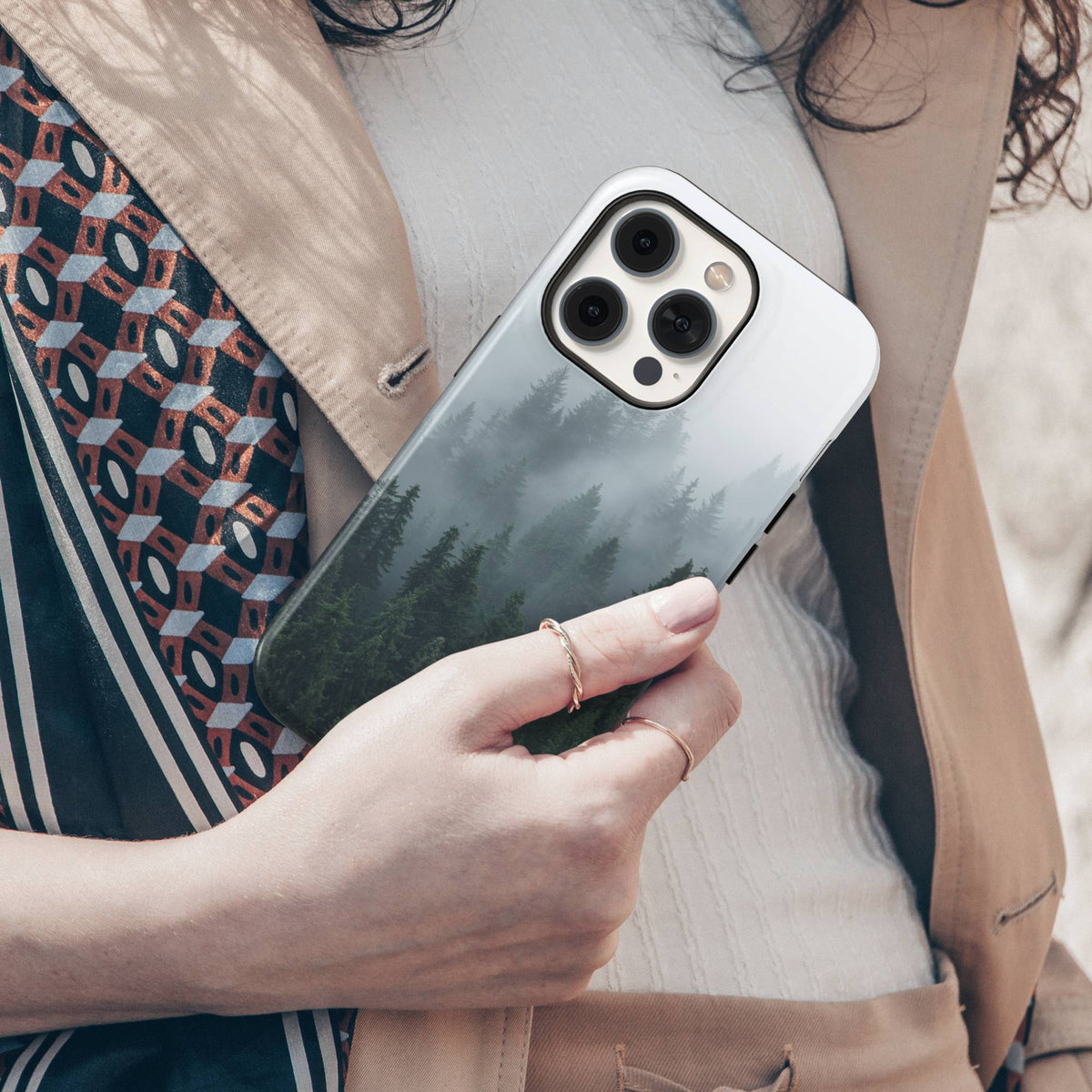 Foggy Forest Tough Phone Case