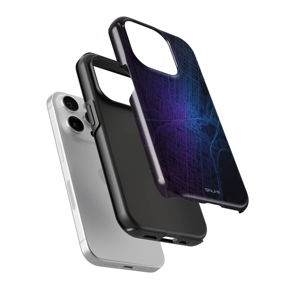 City map Tough Phone Case
