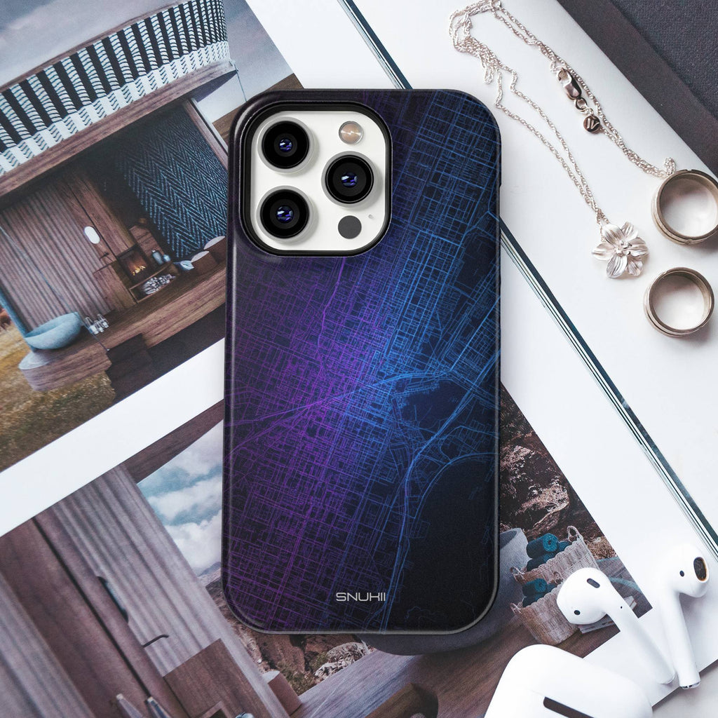 City map Tough Phone Case