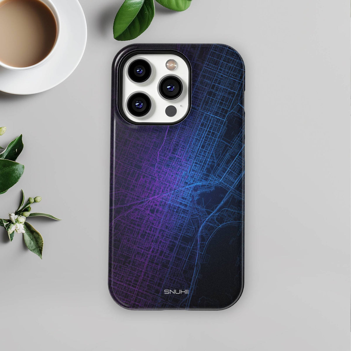 City map Tough Phone Case
