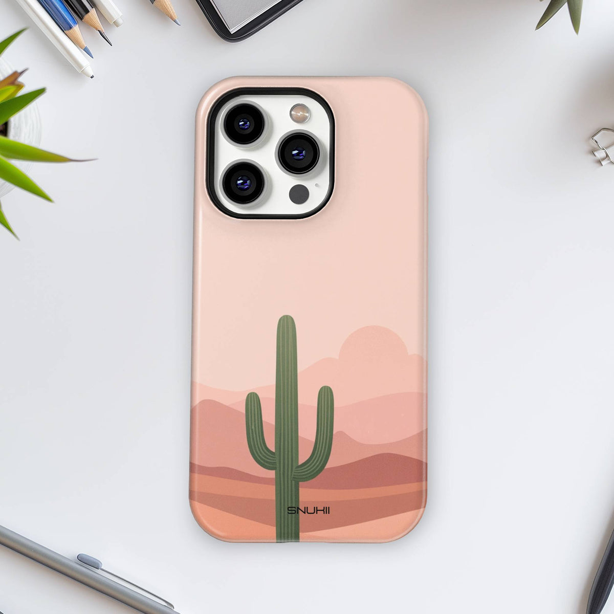 Boho Cactus Tough Phone Case