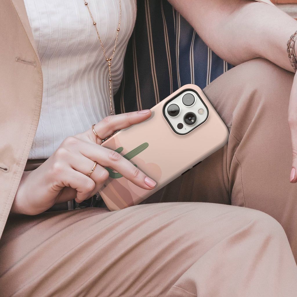 Boho Cactus Tough Phone Case
