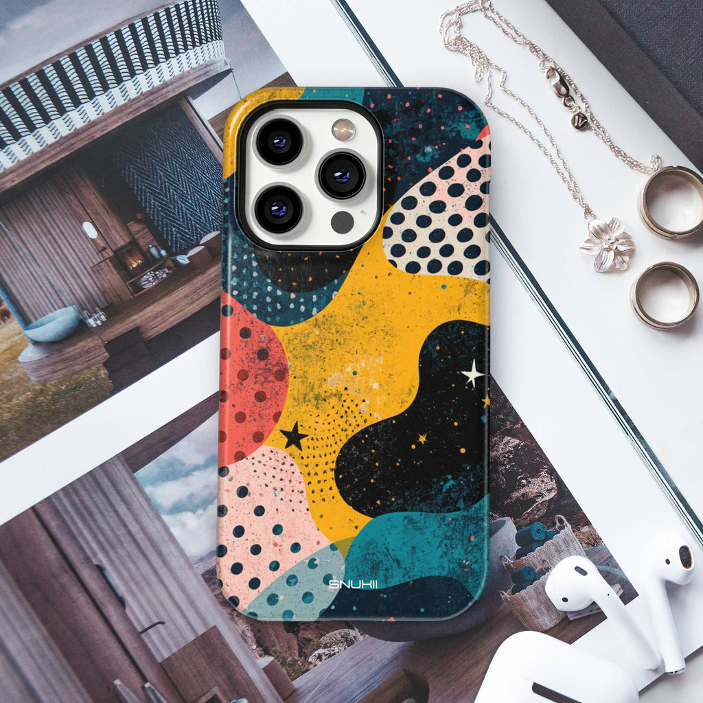 Abstract Retro Tough Phone Case