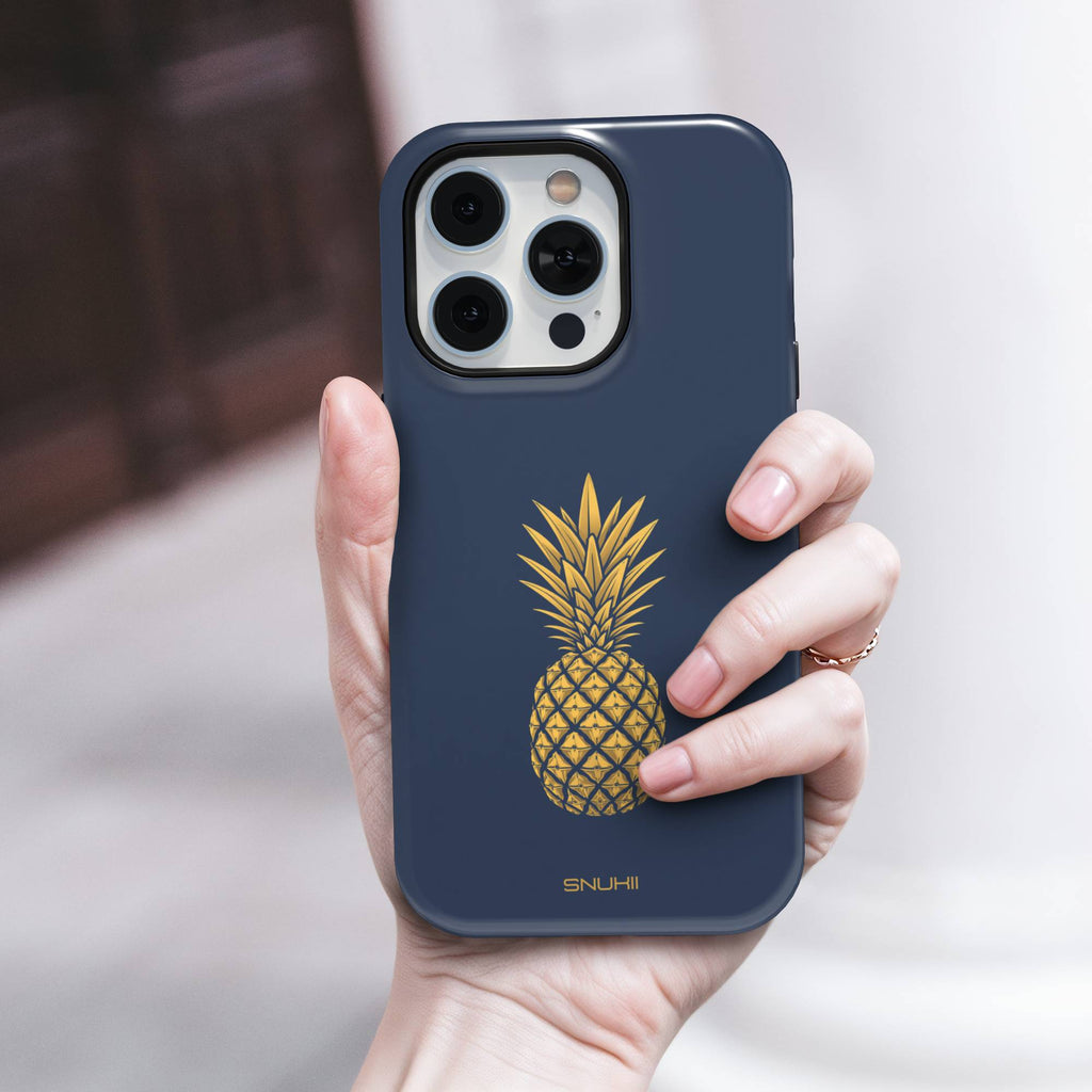 Gold Pineapple Tough Phone Case