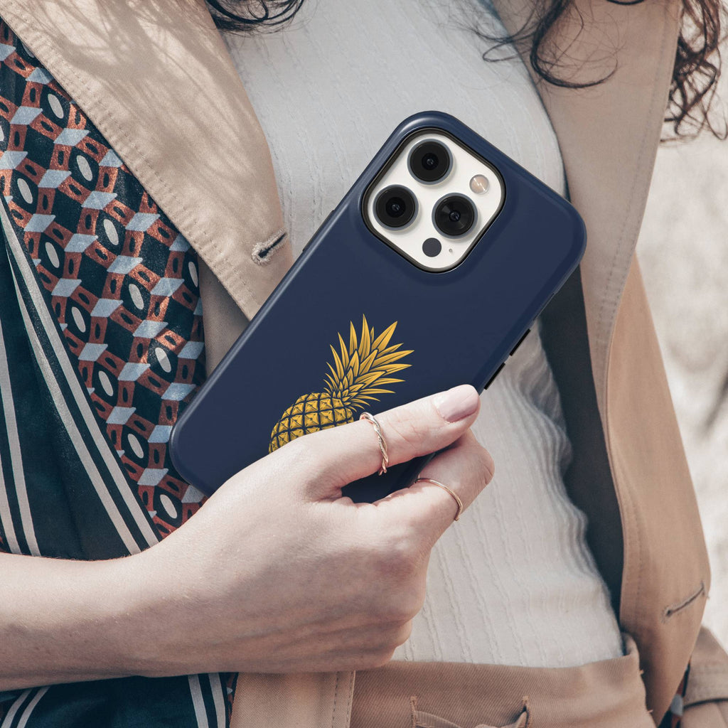 Gold Pineapple Tough Phone Case