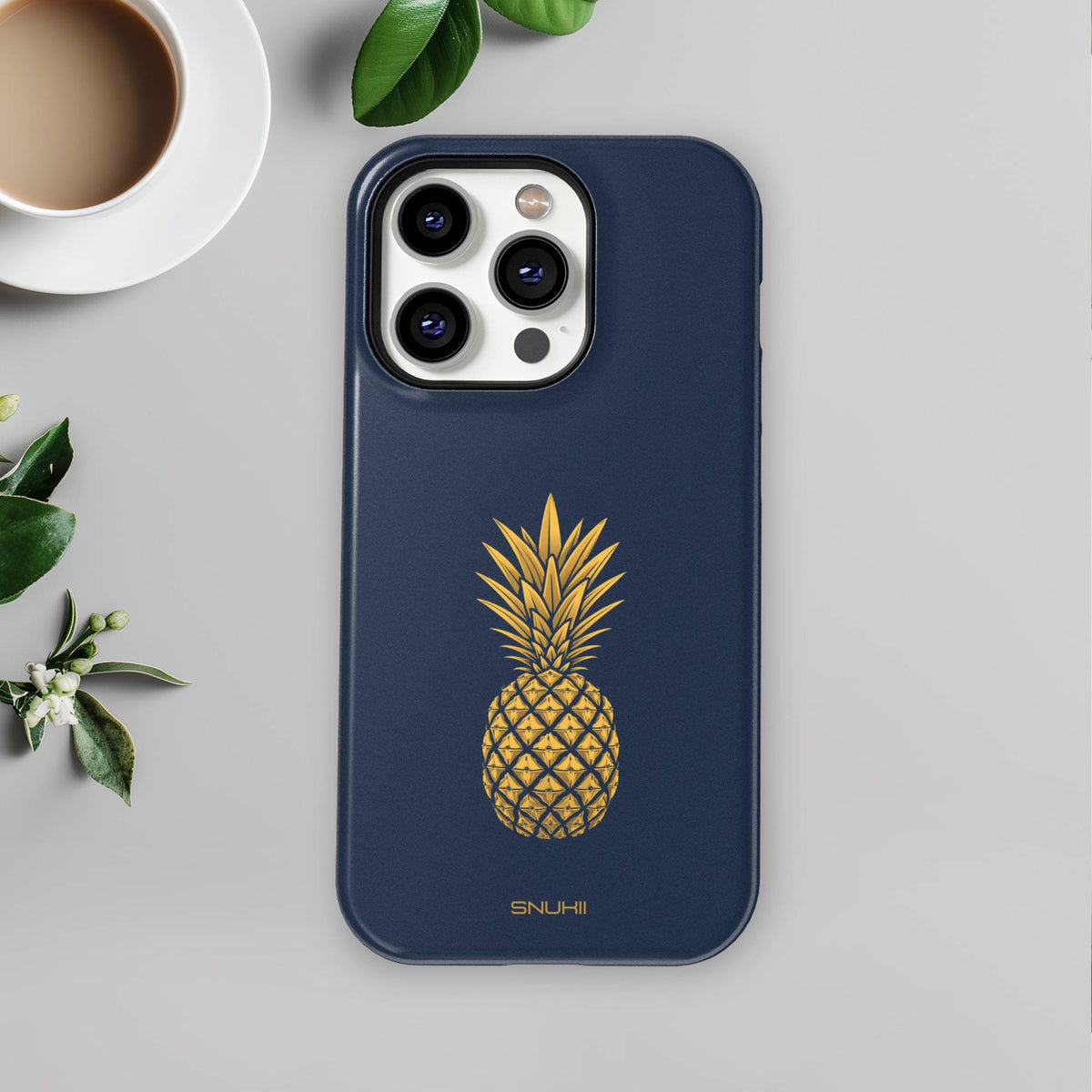 Gold Pineapple Tough Phone Case