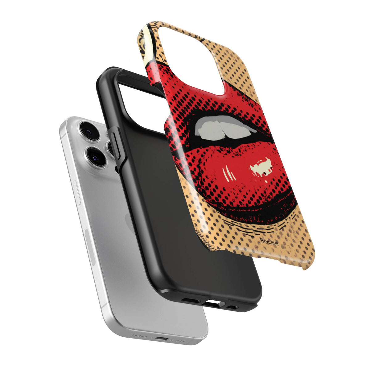 Red Lips Tough Phone Case