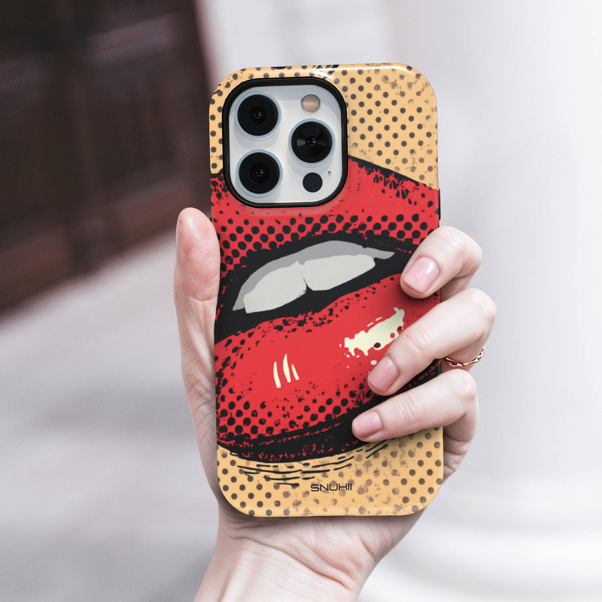 Red Lips Tough Phone Case