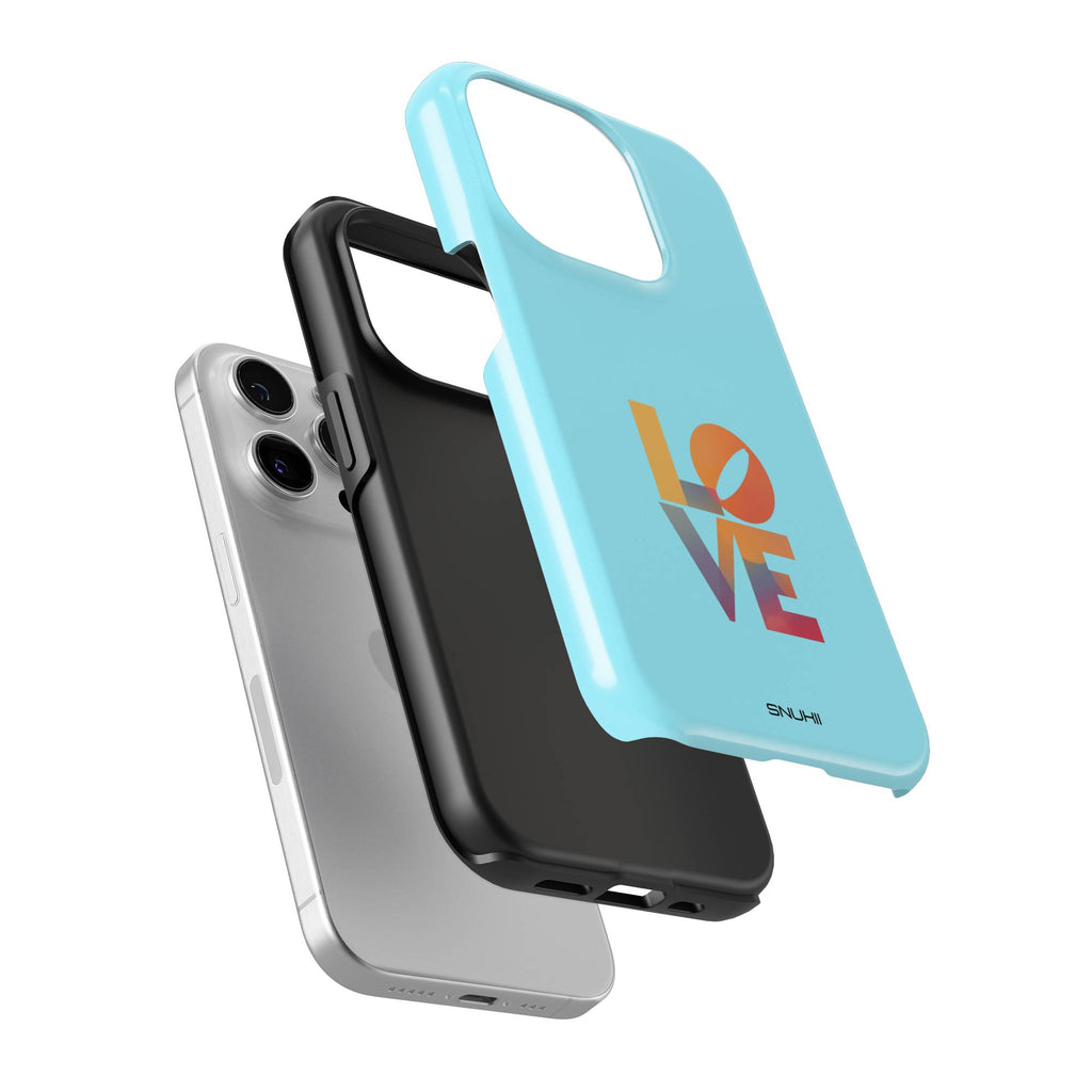 Colorful Love Tough Phone Case