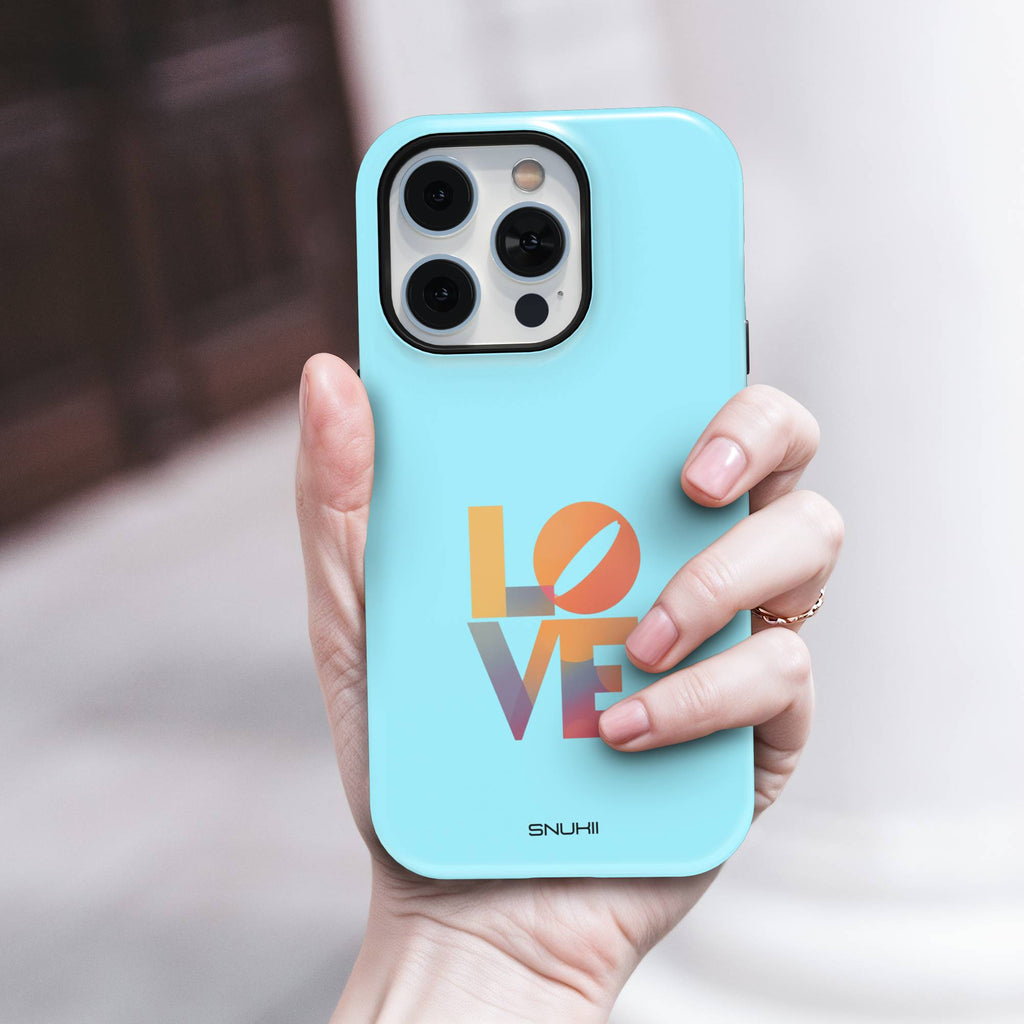 Colorful Love Tough Phone Case