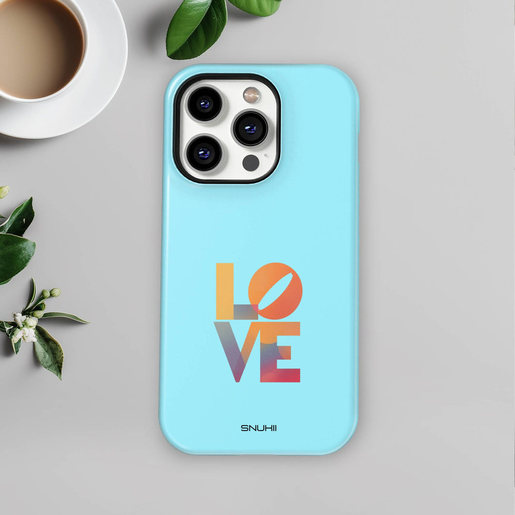 Colorful Love Tough Phone Case