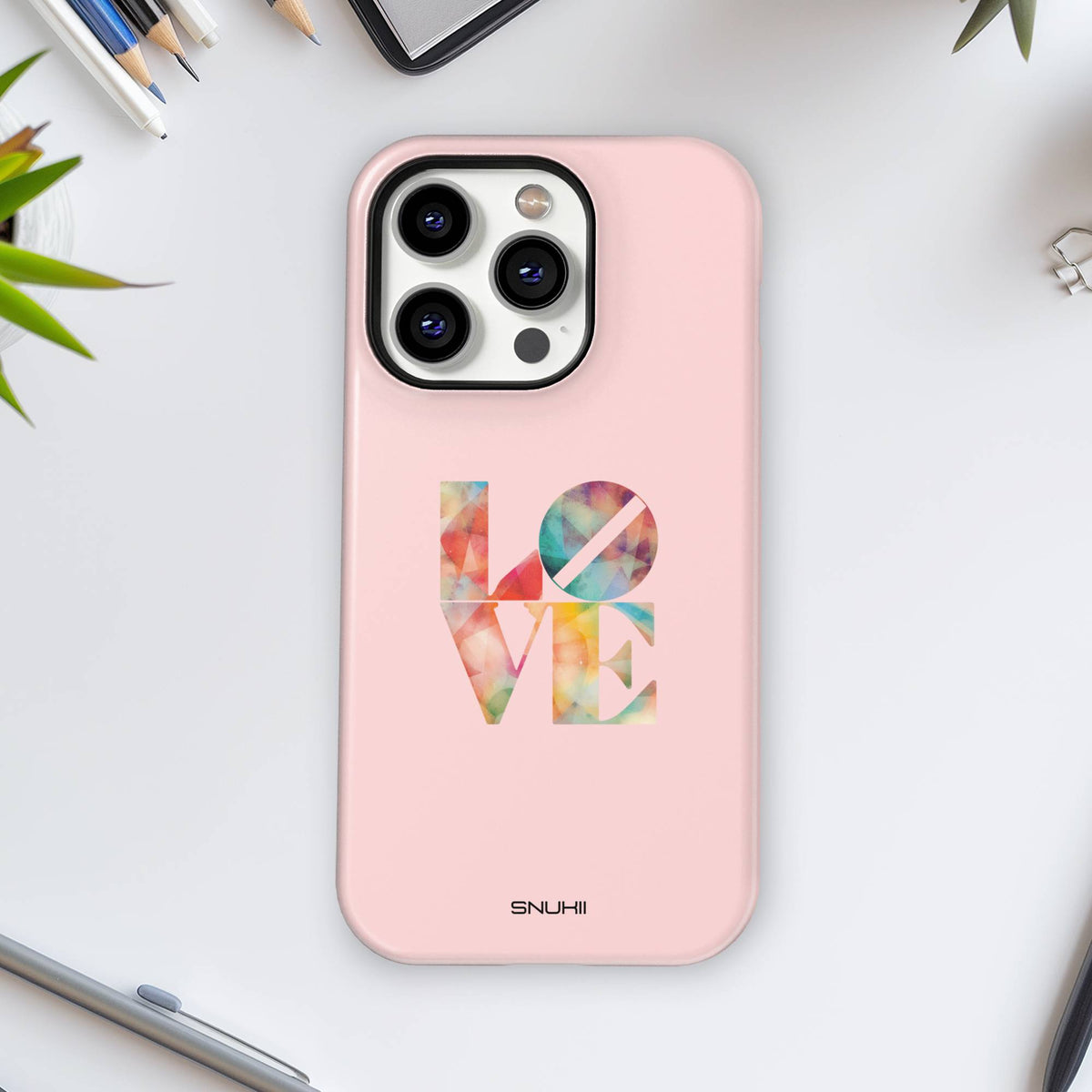Pink Love Tough Phone Case