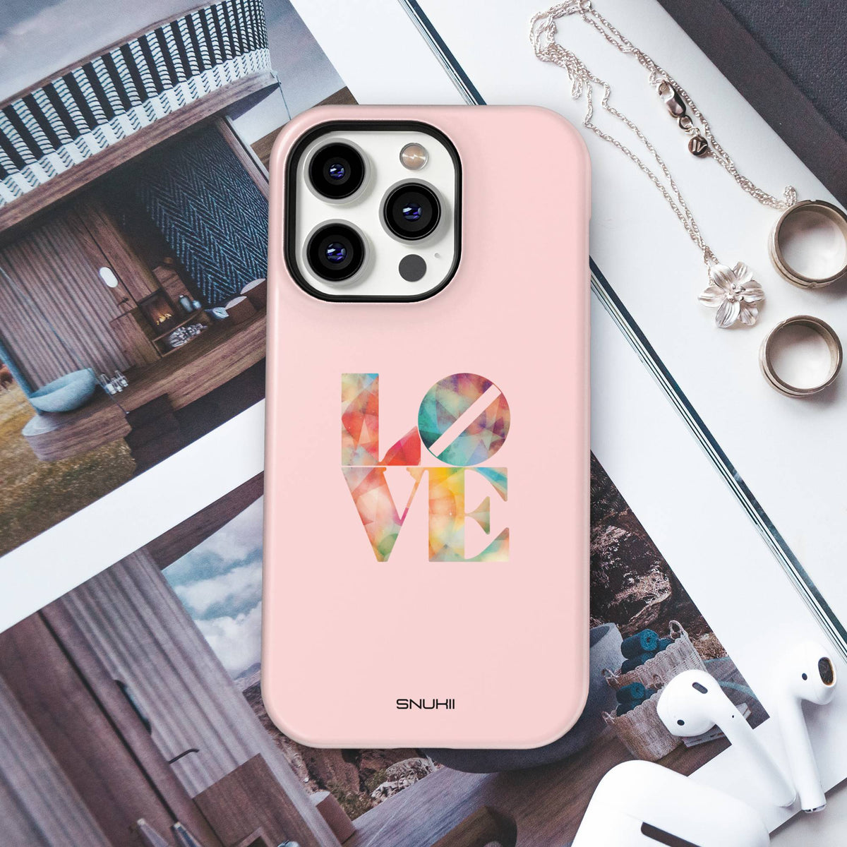 Pink Love Tough Phone Case