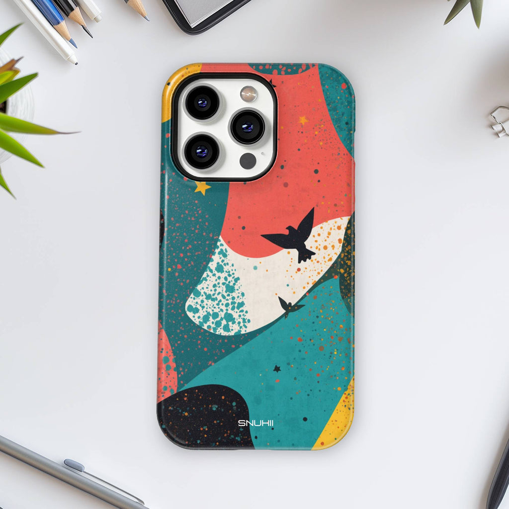 Colorful Bird Tough Phone Case