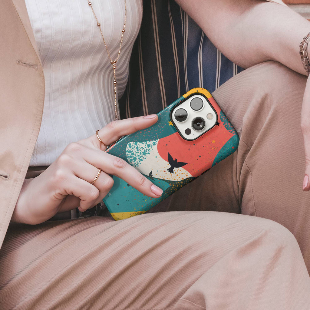 Colorful Bird Tough Phone Case