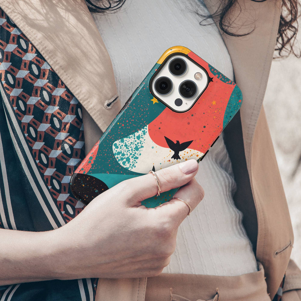 Colorful Bird Tough Phone Case