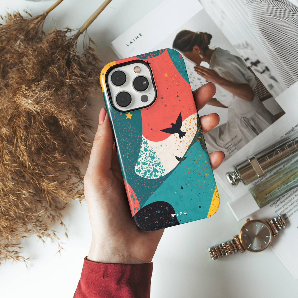 Colorful Bird Tough Phone Case