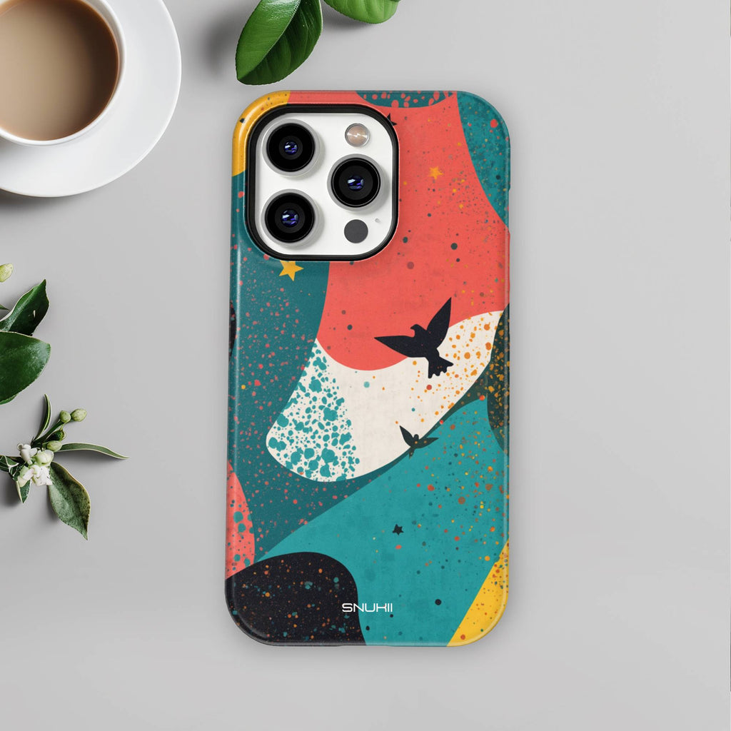 Colorful Bird Tough Phone Case