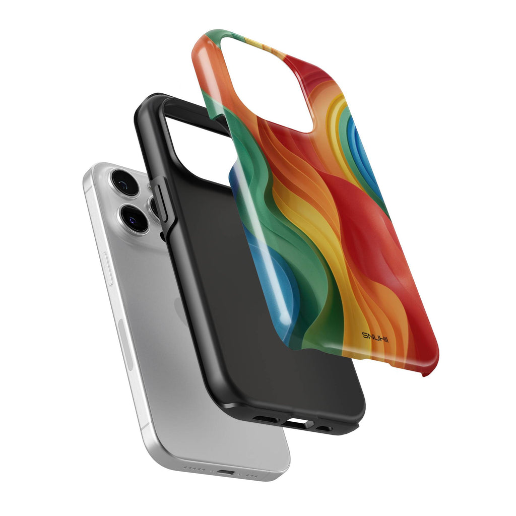 Abstract Wave Tough Phone Case