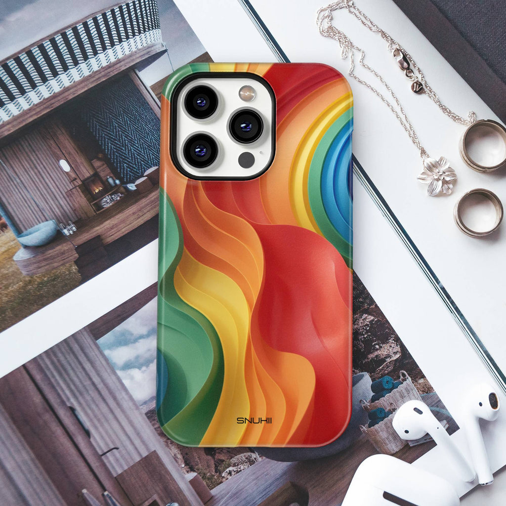 Abstract Wave Tough Phone Case